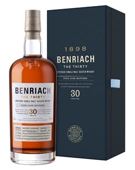 BenRiach The Thirty 30 år mahognifarvet Single Speyside Malt Whisky